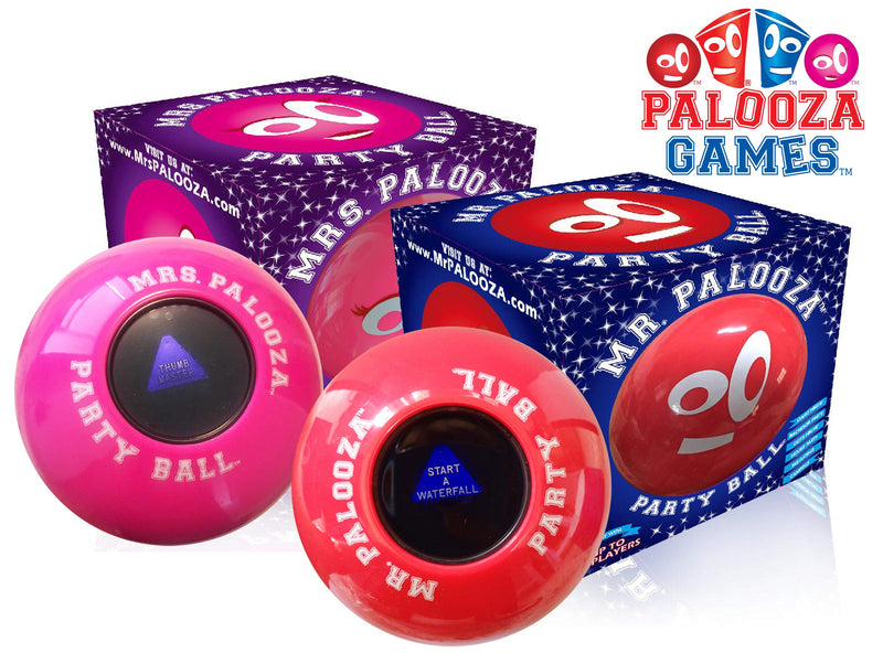 [Australia - AusPower] - DRINK-A-PALOOZA PARTY BALL - Fun Drinking Games for Adults, Party Game Night, Bachelor party & Bachelorette party games, Tailgate games & Camping games 