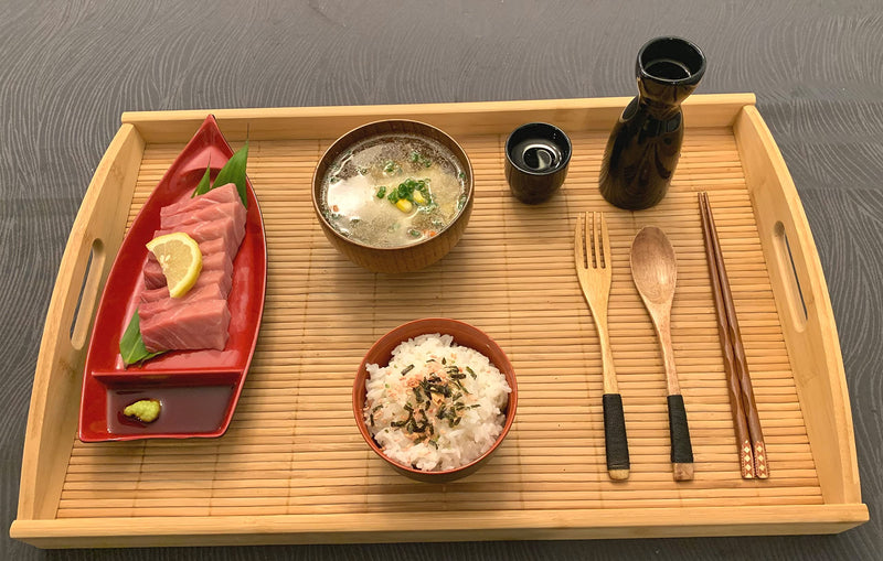 [Australia - AusPower] - JapanBargain 1904x2, Set of 2 Miso Soup Bowl with Lid Japanese Rice Bowl Traditional Plastic Lacquered Black and Red Bowl Made in Japan Bowl+Lid 2Set 
