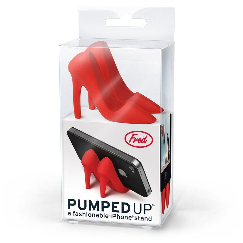[Australia - AusPower] - Genuine Fred PUMPED UP High Heel Phone Stand, Red 