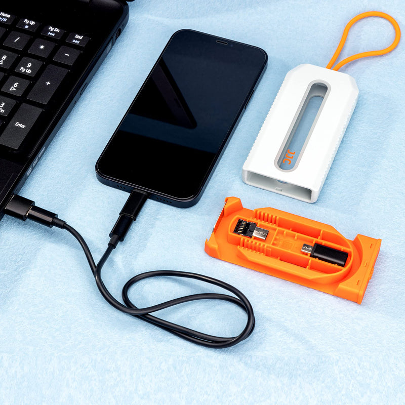 [Australia - AusPower] - JJC Mulit-Functional Type-C Charging & Data Transfer Cable with USB C to Micro USB/USB A/Lightning/USB 3.0 OTG Adapter Converter Kit Compatible with MacBook Pro, iPad, iPhone, Laptop & More 