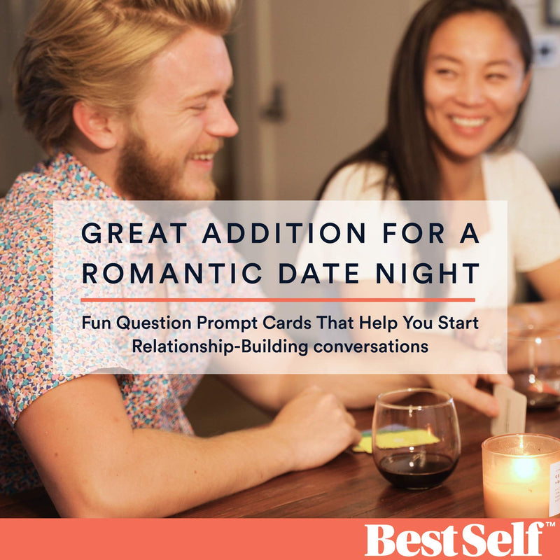 [Australia - AusPower] - Date Deck by BestSelf Co. — Exciting, Engaging, and Though-Provoking Conversation Prompts Perfect for Unlocking Connection, Intimacy and Meaningful Discussion — 50 Cards 
