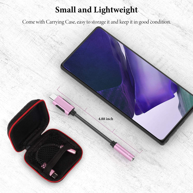 [Australia - AusPower] - USB C to 3.5mm Adapter for Samsung S21 Ultra, APETOO Galaxy S20 FE Headphone Adapter USB C to Aux Audio Dongle Cable Cord for Galaxy S20 Note 20 Ultra S20+ Note 10+, Pixel 6 5 4 XL, Oneplus 9 8 