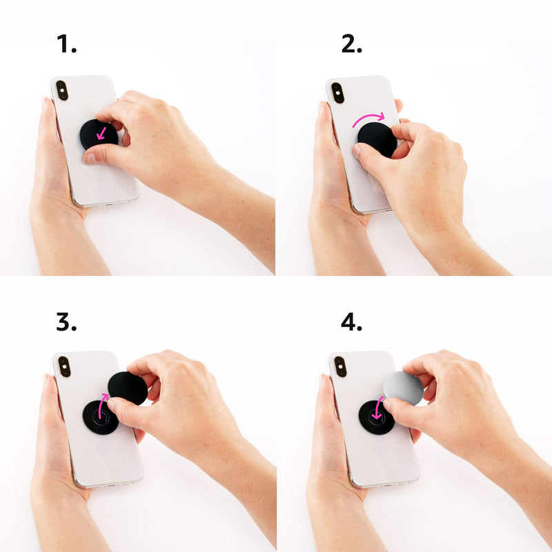 [Australia - AusPower] - Barbie The Movie - Crest PopSockets Swappable PopGrip Black 