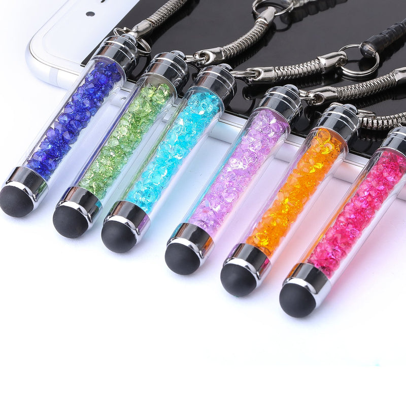 [Australia - AusPower] - Besgoods 10 Pack/lot Colors Crystal Capacitive Mini Stylus Universal Touch Screen Pen for iPhone, Samsung Galaxy s5 s4 s3, Android, Smartphones, iPad, iPods, HTC, Motorola, Nexus 10 7 4, LG and More 