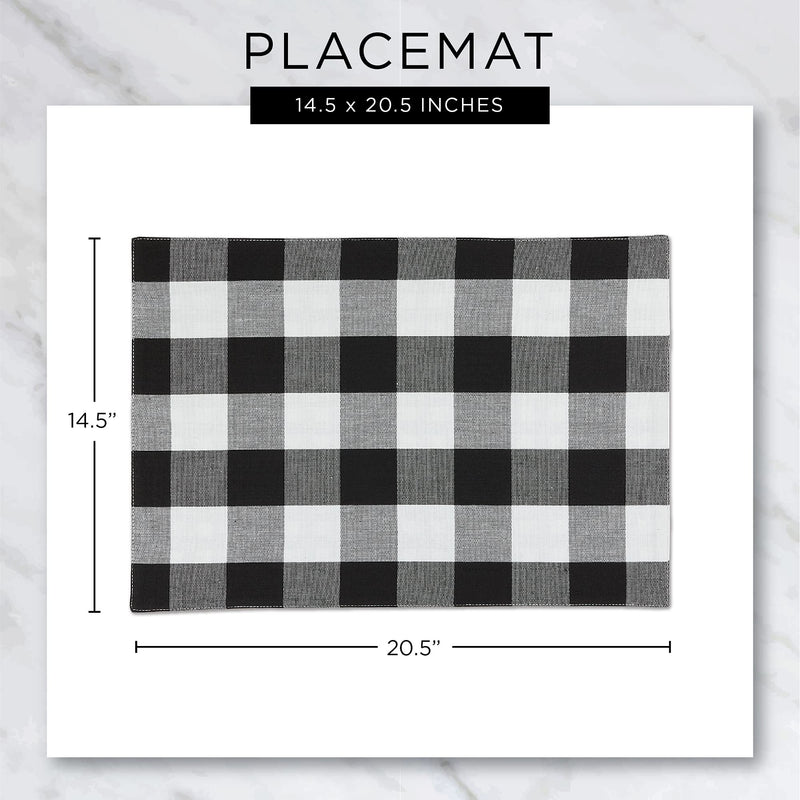 [Australia - AusPower] - DII Linen Tabletop Collection Machine Washable, Placemat Set, 14.5x20.5, Cream, 4 Piece Placemat Set, 14.5x20.5" 