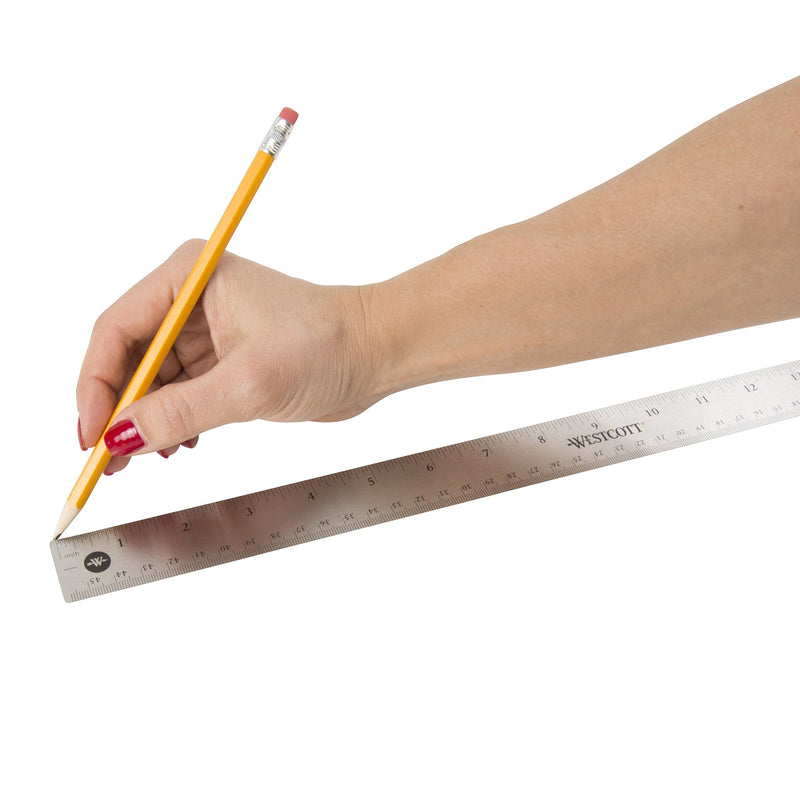 [Australia - AusPower] - Westcott 18" Stainless Steel Ruler, Pack of 3 (17144) 