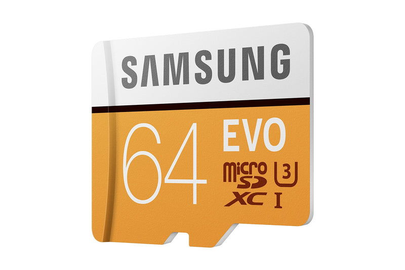 [Australia - AusPower] - Samsung 100MB/s (U3) MicroSD EVO Memory Card with Adapter 64 GB (MB-MP64GA/AM) 64GB 