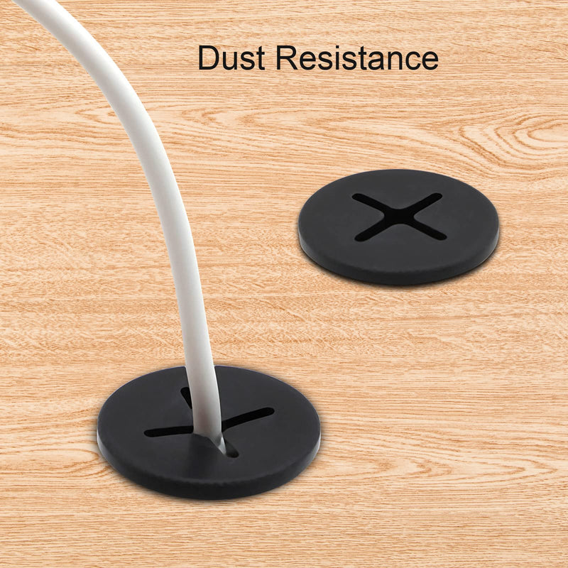 [Australia - AusPower] - Desk Grommet, 3/4 Inch Flexible Rubber Grommets, Silicone Cable Cord Grommet Wire Hole Cover for Desk, Table and Other Furnitures(12 Pack) 
