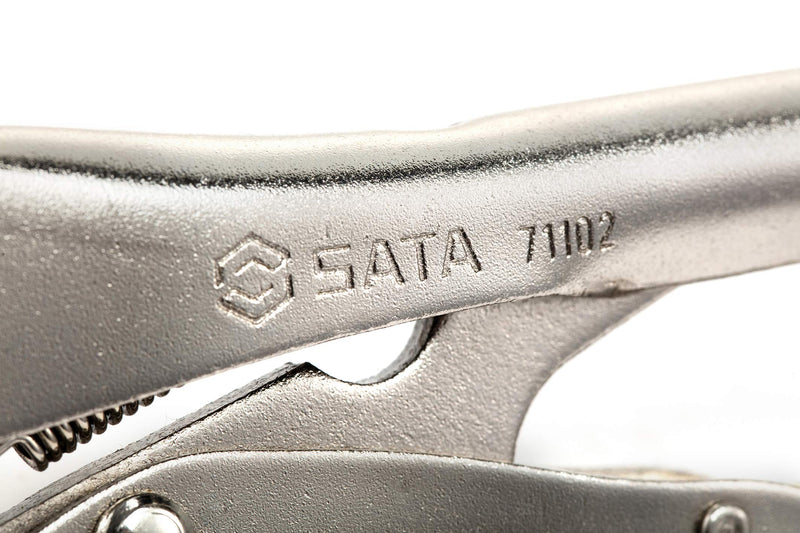 [Australia - AusPower] - SATA 7" Curved Jaw Locking Pliers - ST71102 (ST71102ST), Chrome 