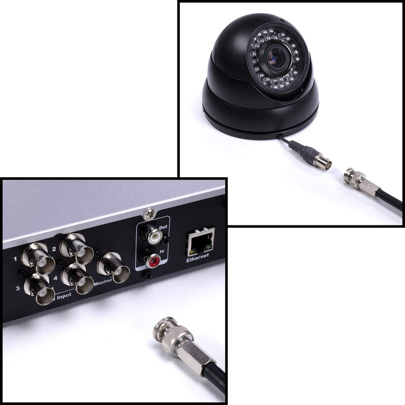 [Australia - AusPower] - THE CIMPLE CO RG6 Coaxial Cable Connector, Screw On (Twist On) - SDI, HD-SDI, CCTV, Security, Video Card, Camera, Solderless - RG6 - Pack of 10 10 Pack Silver RG6 