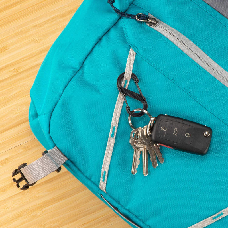 [Australia - AusPower] - Nite Ize S-Biner Size-2 Dual Carabiner, Strong, Glass-Filled Nylon Plastic, Black - SBP2-03-01BG #2 
