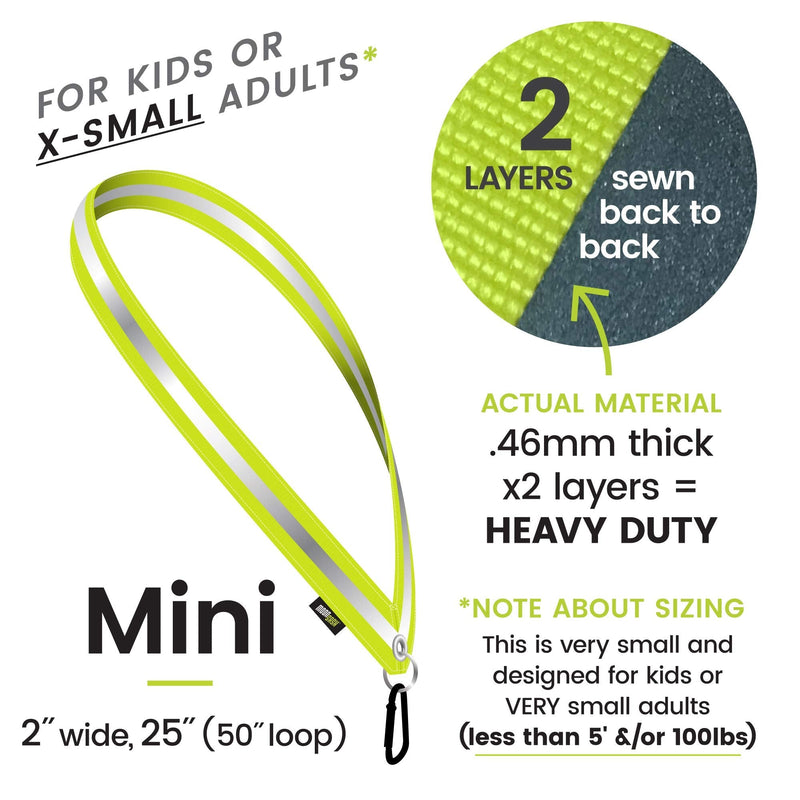 [Australia - AusPower] - MOONSASH > Made in USA > The Original Reflective Sash for Walking at Night/e-Bikes/Scooters > Reversible, Stylish, Practical > Ditch The Belts, Bands & Vests > Men, Women & Kids > in Yellow & Black 