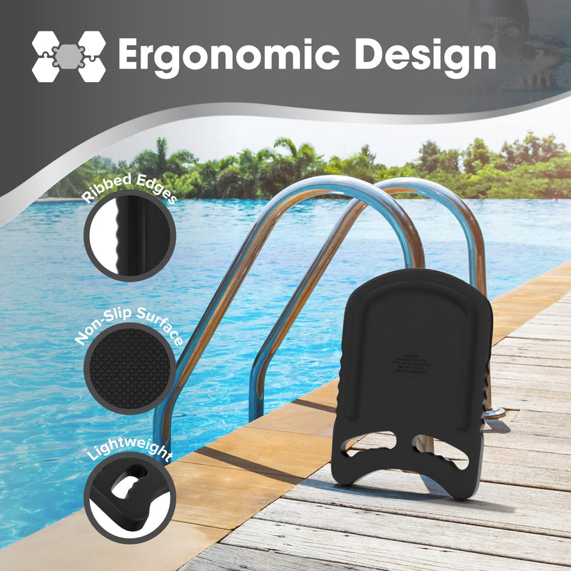 [Australia - AusPower] - Kickboard Adult & Youth Swim Buoy Aid Leg Kick Exercise Training Float for Swimming Pool or Open Water Foam Equipment | High Buoyancy | Non-Slip | EVA Material & BPA Free 
