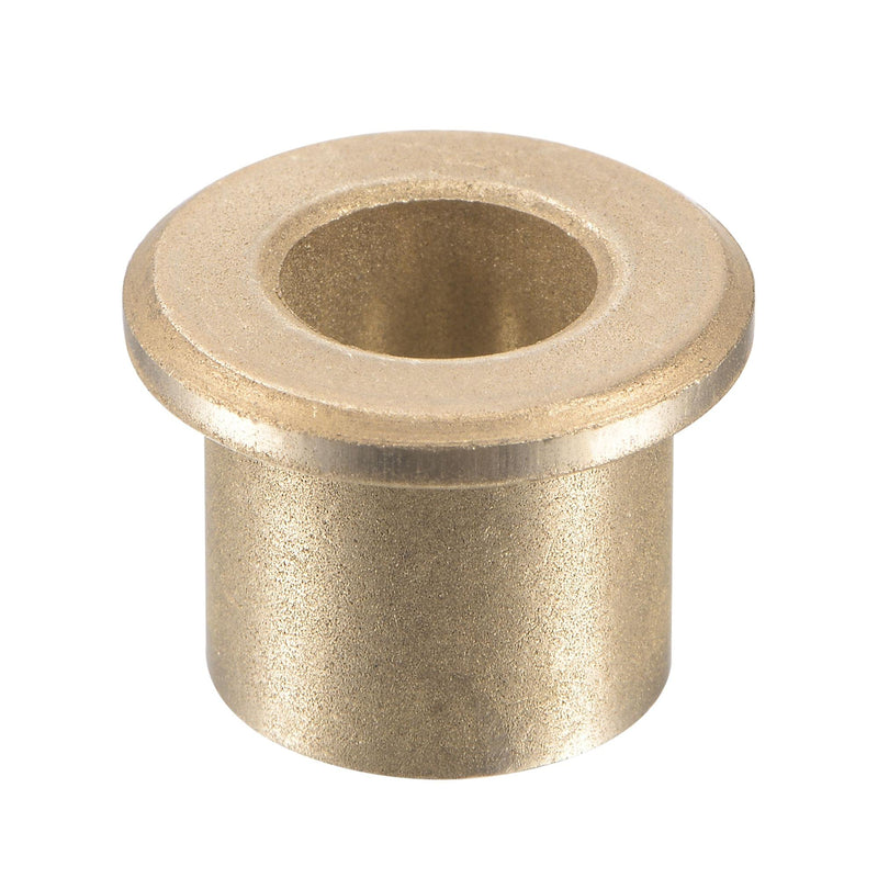 [Australia - AusPower] - uxcell Flange Sleeve Bearings 8mm Bore 12mm OD 12mm Length 16mm Flange Dia 2mm Flange Thickness Sintered Bronze Self-Lubricating Bushing 4pcs 8x12x12mm 