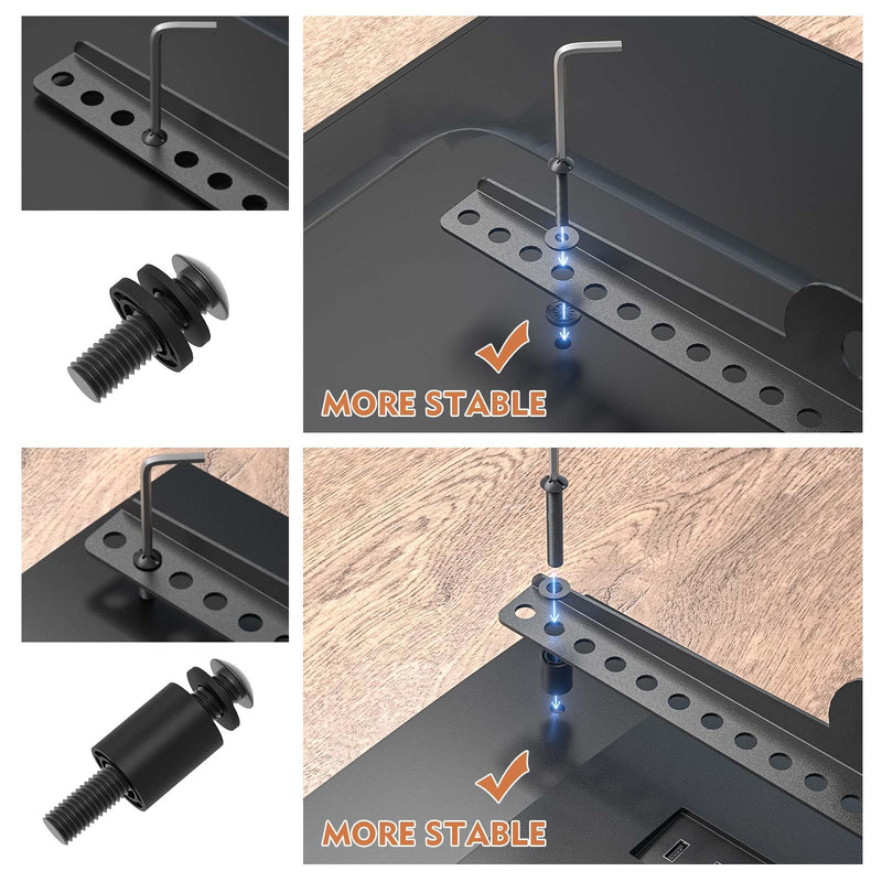 [Australia - AusPower] - Universal TV Installation Hardware Kit Includes M4 M5 M6 M8 TV Sets Screws and Spacers for Most TVs Up to 80" HTA001 Screw PACKAGE 