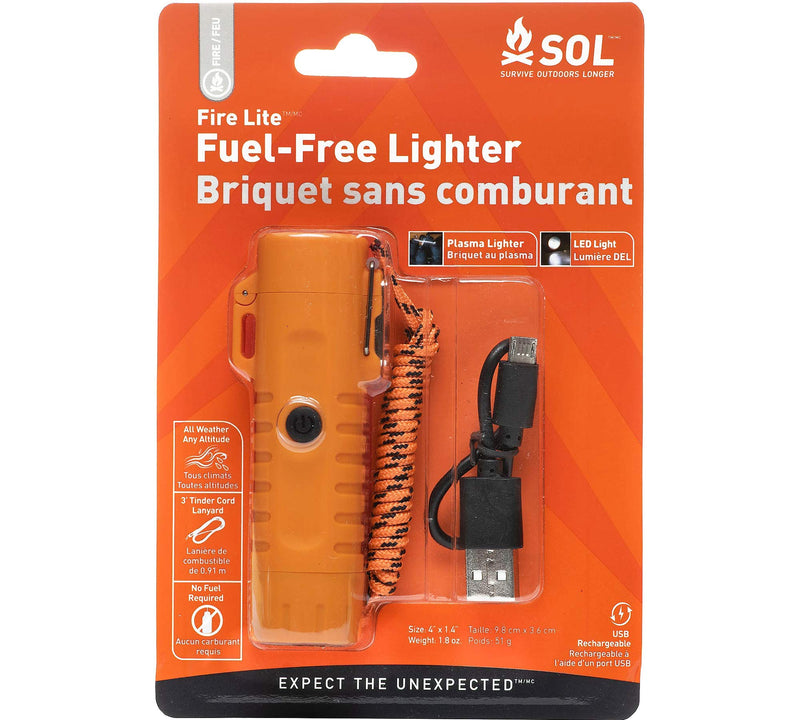 [Australia - AusPower] - S.O.L. Fire Lite Fuel Free Rechargeable Lighter 