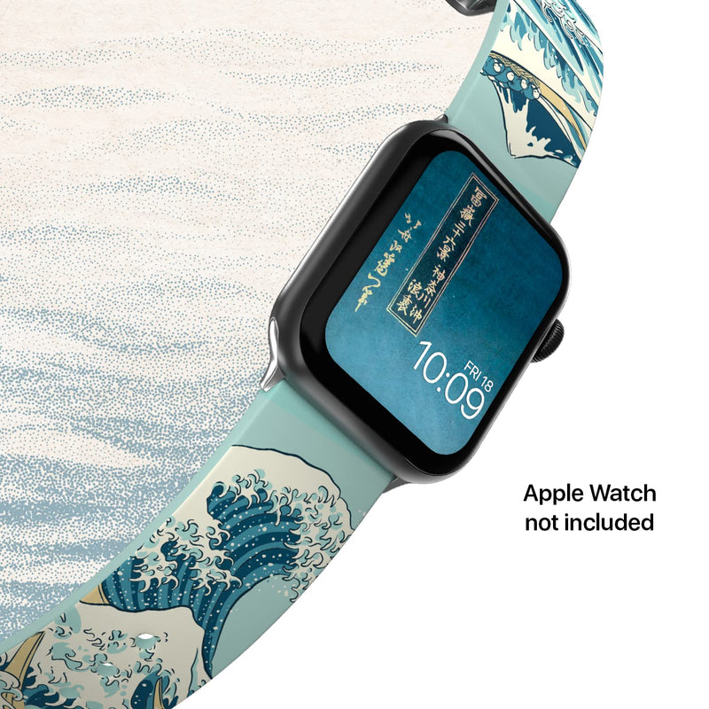 [Australia - AusPower] - Hokusai Smartwatch Band - Inspired by the Artist, Compatible with Every Size & Series of Apple Watch (watch not included) The Great Wave 