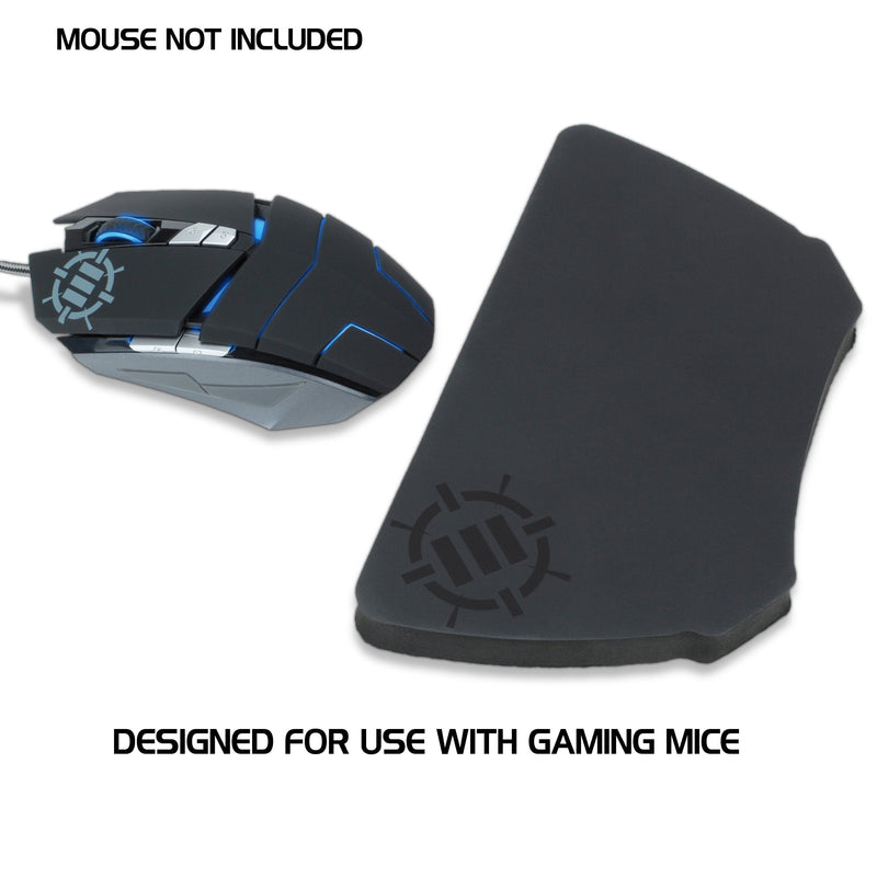 [Australia - AusPower] - ENHANCE Gaming Mouse Wrist Rest - Firm Wrist Pad for PC Gamers and Esports Professionals with Ergonomic Support, Non-Slip Rubber Backing, Anti-Fray Design - Great for Gaming or Office Use Mouse Size 