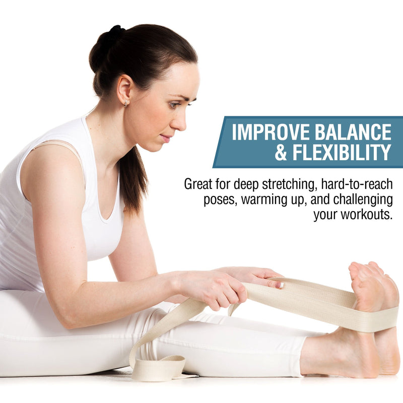 [Australia - AusPower] - pete's choice 2-Pack or 5-Pack Yoga Exercise Adjustable Straps 8Ft | Bonus eBook | with Durable D-Ring for Pilates & Gym Workouts | Hold Poses, Stretch, Improve Flexibility & Maintain Balance 2 Pack, 8ft 