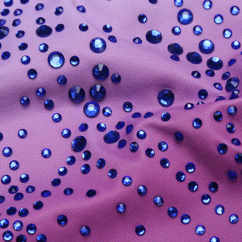 [Australia - AusPower] - Zaclotre Kid Girls Gymnastic Leotard Sparkly Shiny Diamond Ballet Dance One Piece Outfit Shiny Purple 7-8 Years 