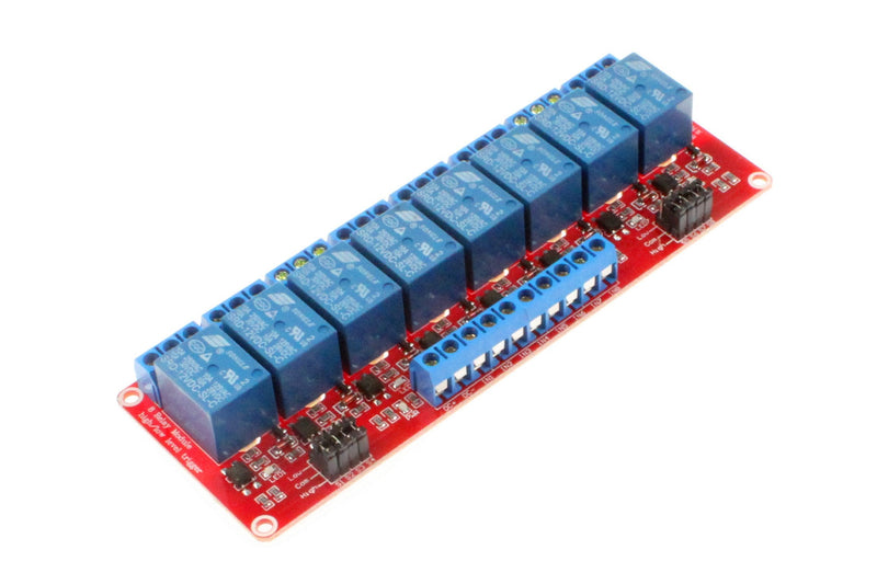 [Australia - AusPower] - NOYITO 8-Channel Relay Module High Low Level Trigger with Optocoupler Isolation Load DC 30V AC 250V 10A for PLC Automation Equipment Control Industrial Control (8 Channel 12V) 8-Channel 12V 