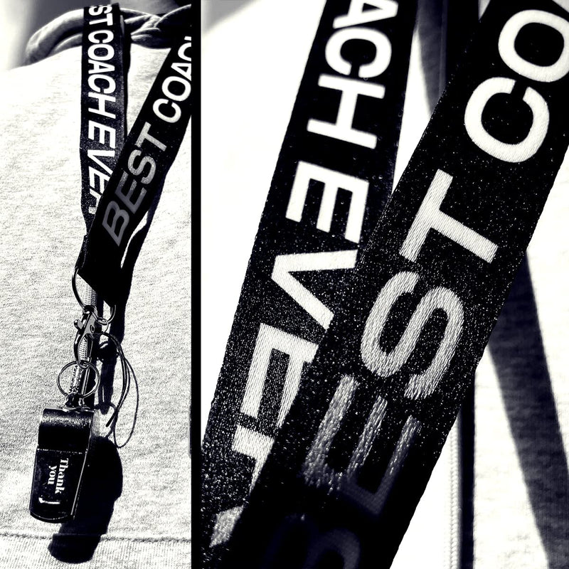 [Australia - AusPower] - QIBAJIU Whistles with Lanyard,Letter K, Coach Whistle, Football Gifts, Football Soccer Hockey Basketball Volleyball Baseball Coach Gifts for Men Women Teacher Thank You Cheer Coach Gift – Coach 