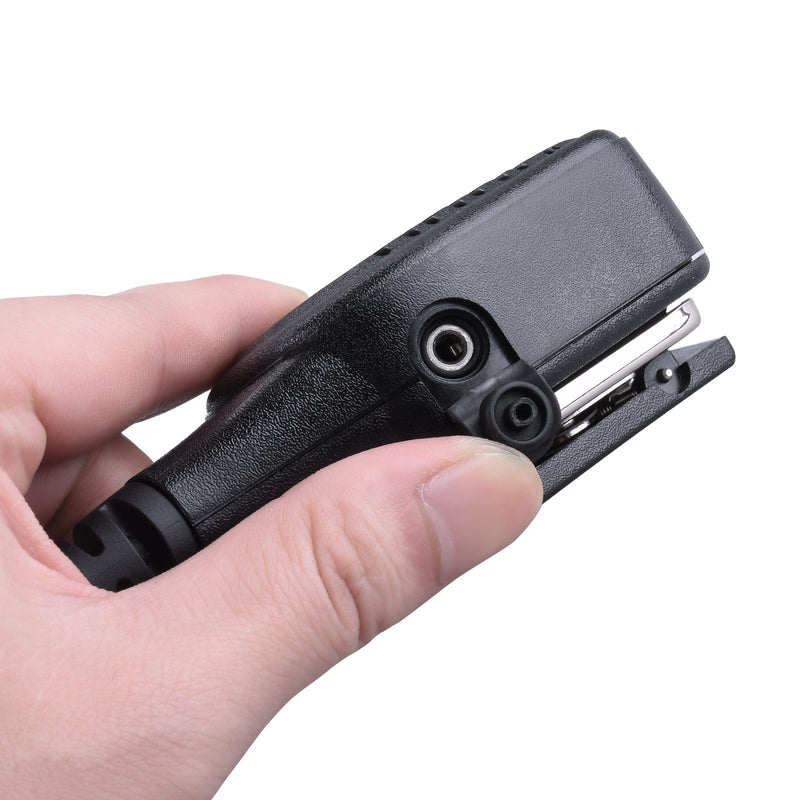 [Australia - AusPower] - COMMIXC Speaker Mic, Waterproof IP55 Handheld Shoulder Mic with External 3.5mm Earpiece Jack, Compatible with Motorola APX4000 APX6000 APX7000 XPR6350 XPR6550 XPR7350 XPR7550 Two-Way Radios 