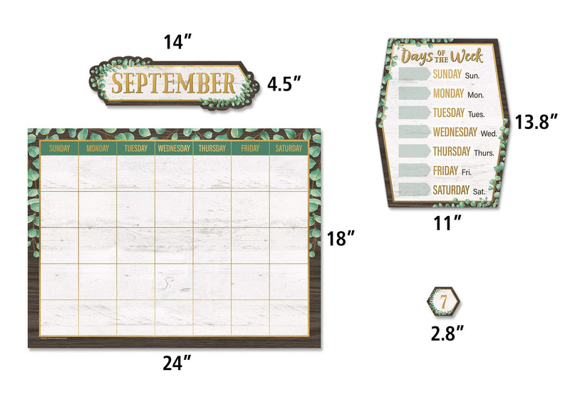 [Australia - AusPower] - Teacher Created Resources Eucalyptus Calendar Bulletin Board, TCR8452 