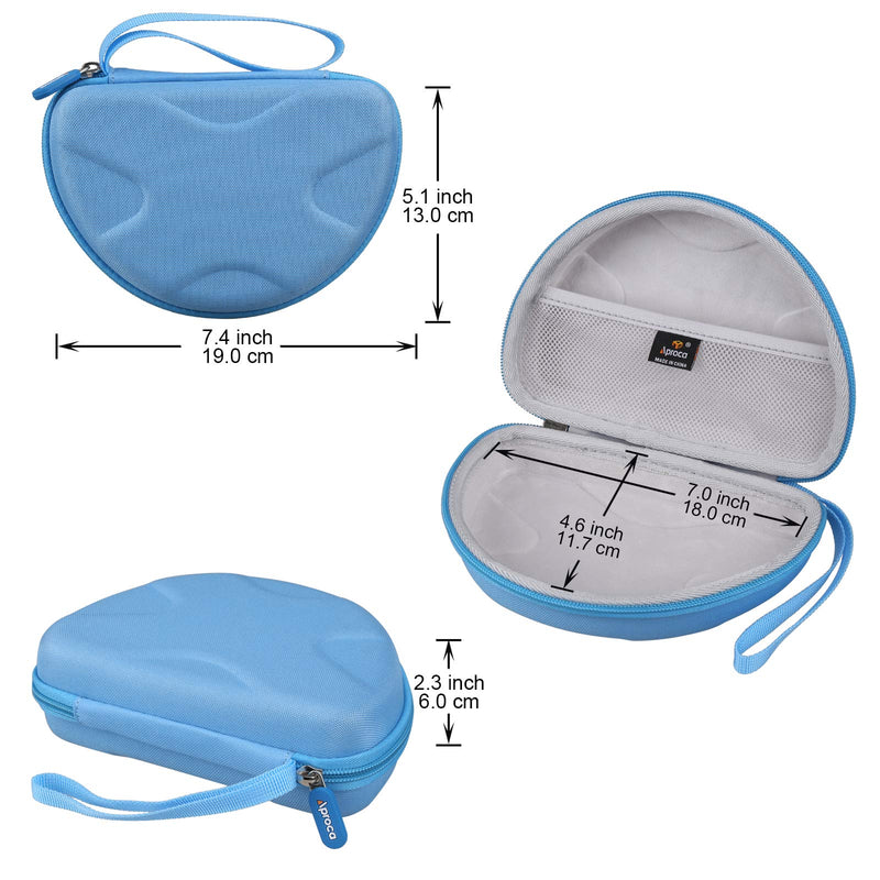 [Australia - AusPower] - Aproca Hard Travel Storage Carrying Protective Case for JBL JR 300BT - On-Ear Wireless Headphones Blue 