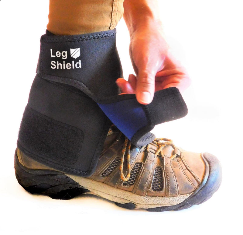 [Australia - AusPower] - Leg Shield Low Gaiters - Hook & Loop Design for Easy On/Off - Neoprene Leg Gaiters for Hiking, Cross Country Skiing, Yard Work - Comfortable, Snug Fit (Pair) 