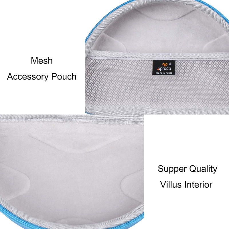 [Australia - AusPower] - Aproca Hard Travel Storage Carrying Protective Case for JBL JR 300BT - On-Ear Wireless Headphones Blue 