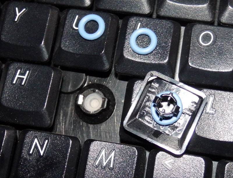 [Australia - AusPower] - Captain O-Ring - Rubber Oring Keyboard Switch Dampeners Blue [40A-R 0.4mm Reduction] (135 pcs w/Screen Cloth) 
