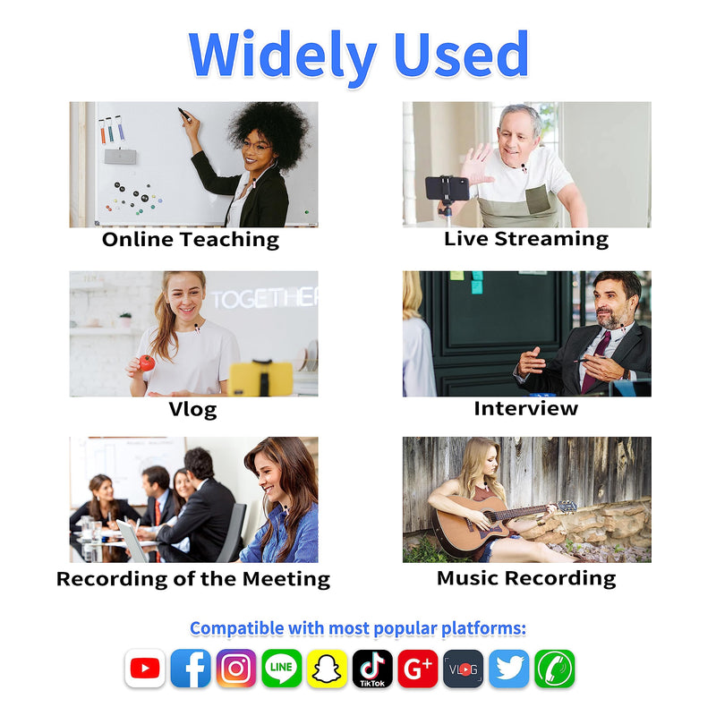 [Australia - AusPower] - LAGIZOEC Pink Wireless Lavalier Microphone for iPhone iPad, Cordless Omnidirectional Condenser Recording Microphones, Professional Plug-Play Mini Mic for Interview Video Podcast Vlog YouTube 