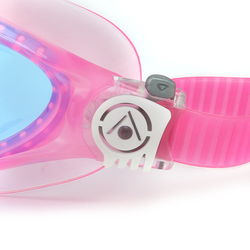 [Australia - AusPower] - Aqua Sphere Vista Junior Swim Goggle, Made In Italy Blue Lens / Pink 