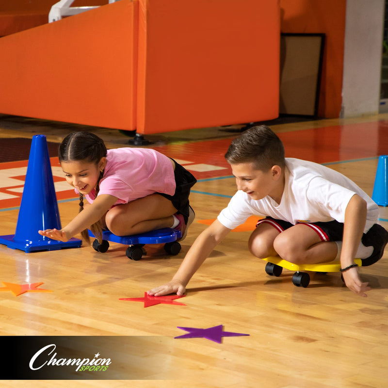 [Australia - AusPower] - Champion Sports Poly Spot Marker Set for Sports, Activities, and Social Distancing – Multiple Styles 