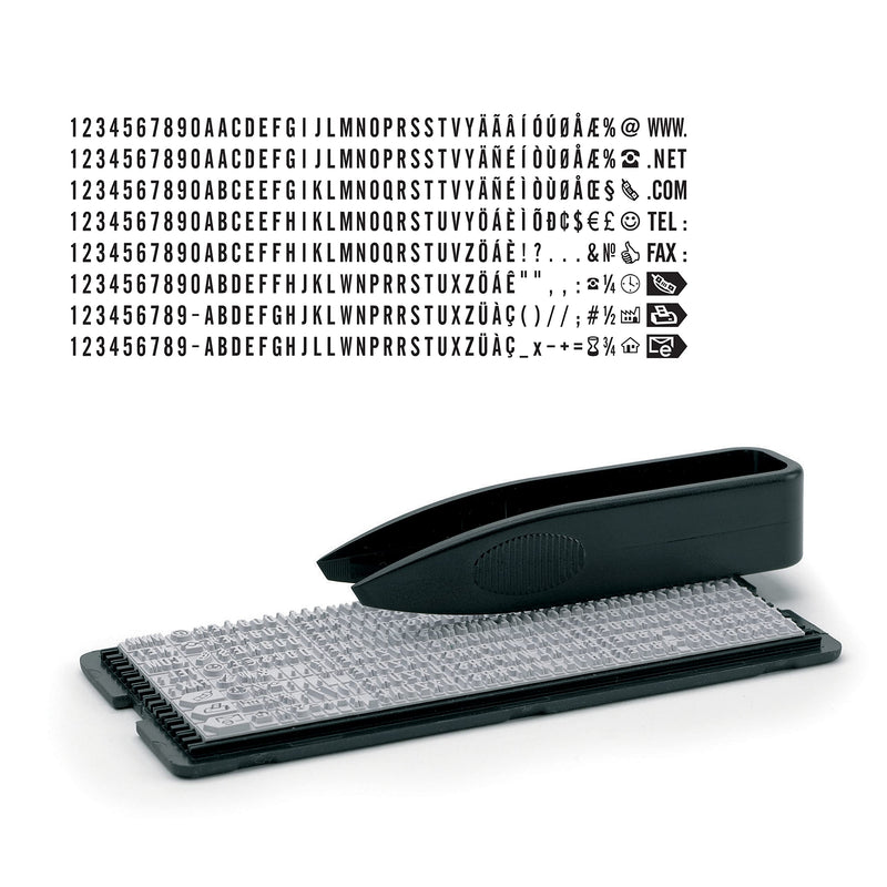[Australia - AusPower] - Trodat Printy Economy Self-Inking Do It Yourself, Customizable Message or Address Stamp, Impression Size: 3/4 x 1-7/8 Inches, Black (5915) 