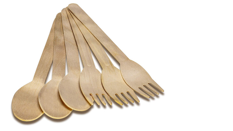 [Australia - AusPower] - Perfect Stix Green Fork 158-250ct Disposable Wooden Forks (Pack of 250), Plain Forks Pack of 250ct 