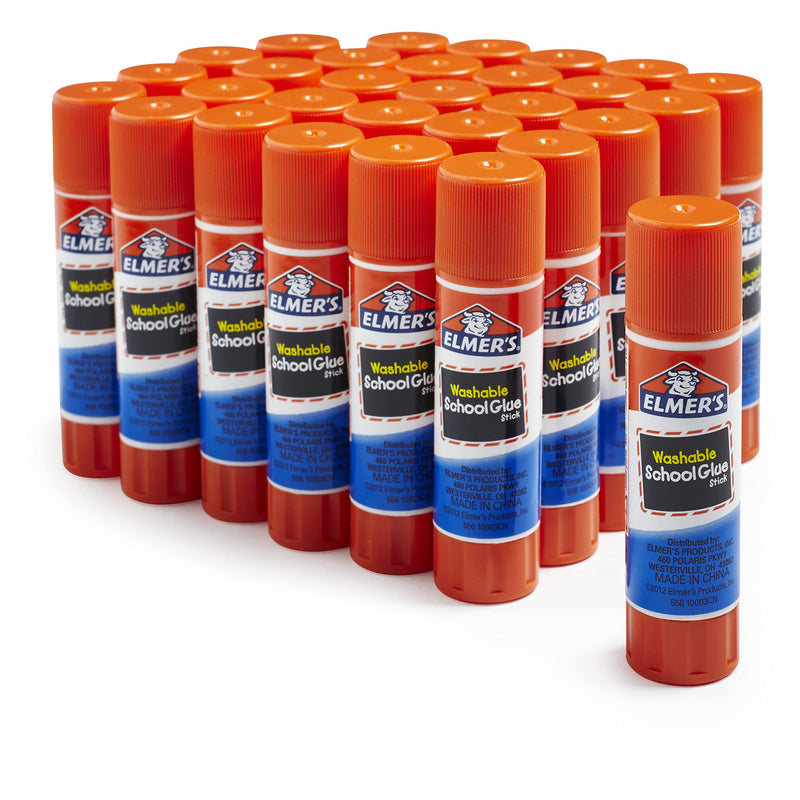 [Australia - AusPower] - Elmer's All Purpose School Glue Sticks, Washable, 7 Gram, 30 Count 