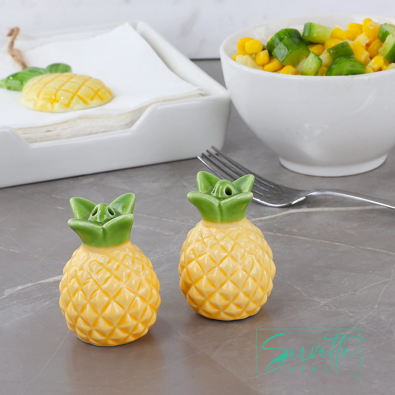 [Australia - AusPower] - Novelty Salt and Pepper Shaker Set for the Kitchen Collector - Pineapple 