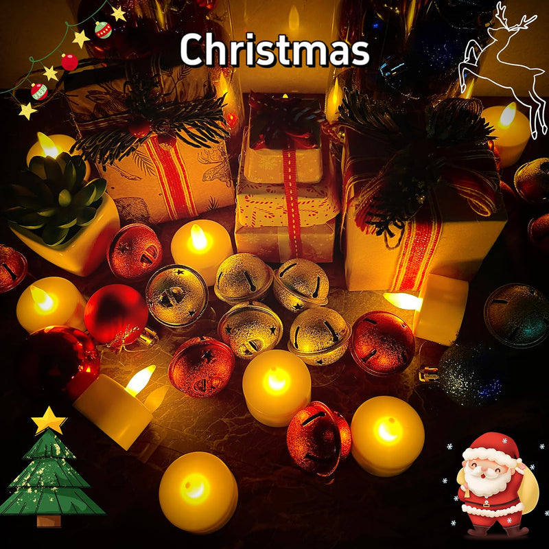 [Australia - AusPower] - Rechargeable Candles Tea Lights with Remote Timer, LED Tea Lights Candles Battery Operated, Rechargeable Flameless Candles for Home Decor Seasonal Decor 40 Hours 12Pack 