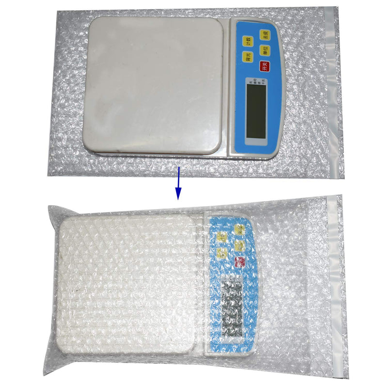 [Australia - AusPower] - 50Pack 8x11 INCH Bubble Out Bags Self-Seal Bubble Pouches for Moving, Shipping, and Storage, Wrap Cushioning Packaging Bag Double-Side Premium Sealing Bubble Out Pouch 