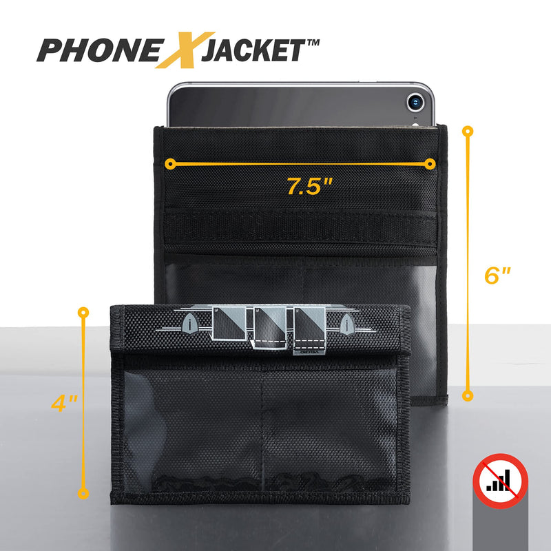 [Australia - AusPower] - Faraday Defense Faraday Bag Jacket for All Cell Phones - Military Grade, Law Enforcement, Executive Privacy, Travel & Data Security. 