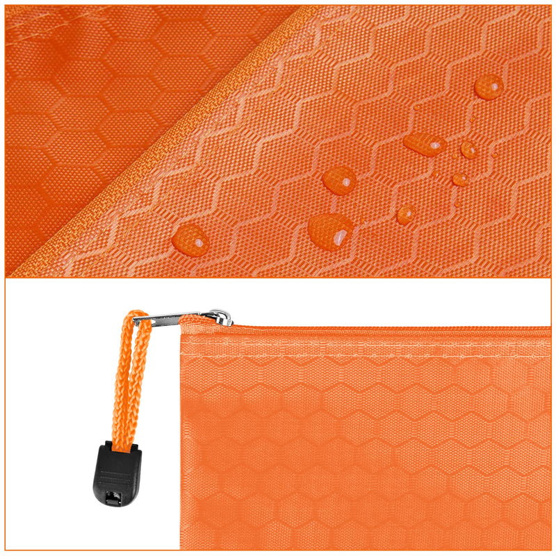 [Australia - AusPower] - EOOUT 24pcs Zipper Pencil Pouch Bulk, Waterproof Pencil Bag, Reusable Pencil Case Bulk, Zipper Bag for Office Supplies, Kids, Travel Accessories Stationery 12 Colors 