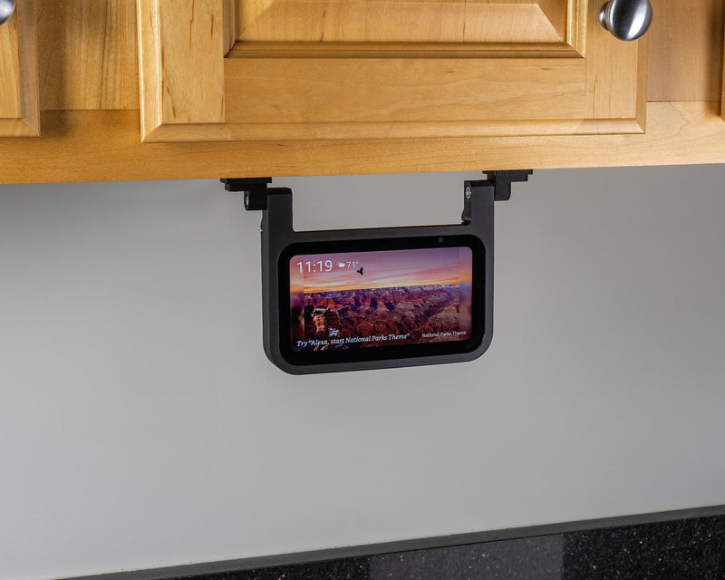 [Australia - AusPower] - matterform Echo Show 5 3rd Gen Under Cabinet Kitchen Mount Bracket for Amazon Alexa Devices | Compatible with 3rd Gen 2023 Model | All Hardware Included (White) White 