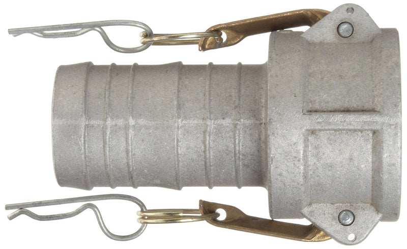[Australia - AusPower] - Dixon Valve & Coupling G250-C-AL Aluminum A380 Global Type C Cam and Groove Hose Fitting, 2-1/2" Socket x 2-1/2" Hose ID Barbed 