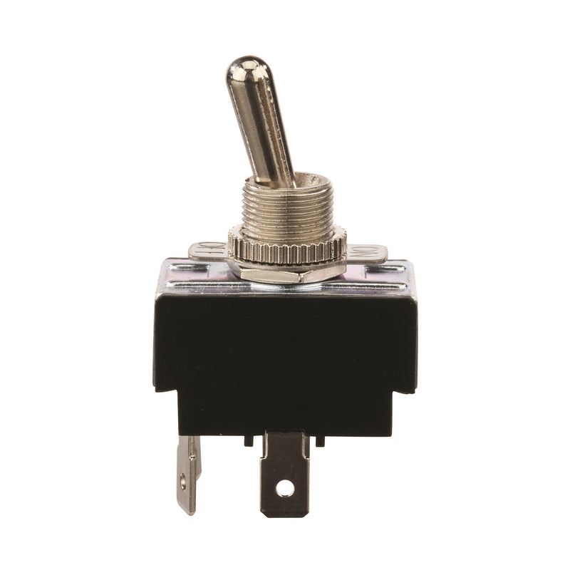 [Australia - AusPower] - NSI 78080TQ Industries, LLC Toggle Switch, Maintained Contact and Multiple Pole, On Off Circut Function, DPST, Brass/Nickel Actuator, 15/10 amps at 125/250 VAC, 0.250 Quikconnect Connection 