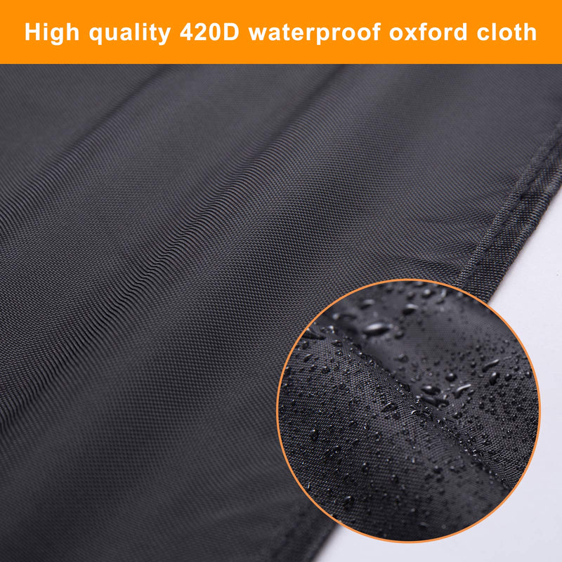 [Australia - AusPower] - Waterproof Computer Monitor Dust Cover, Luxiv Black Full Body Cover for Computer Screen Anti-Static LCD-Silky HD Panel Dust Cover (Black, 21W X 14H X 3.5D) 