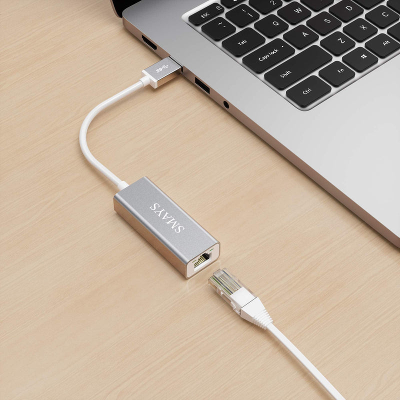 [Australia - AusPower] - Ethernet Adapter Replacement for Nintendo Switch Wii U and Mac Windows Laptop USB LAN Adapter 