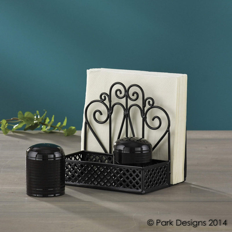 [Australia - AusPower] - Black Salt & Pepper Napkin Holder 