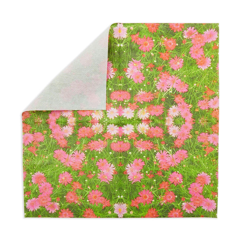 [Australia - AusPower] - Pink Daisy Paper Napkins for Birthday Party Decorations (6.5 x 6.5 In, 100 Pack) 